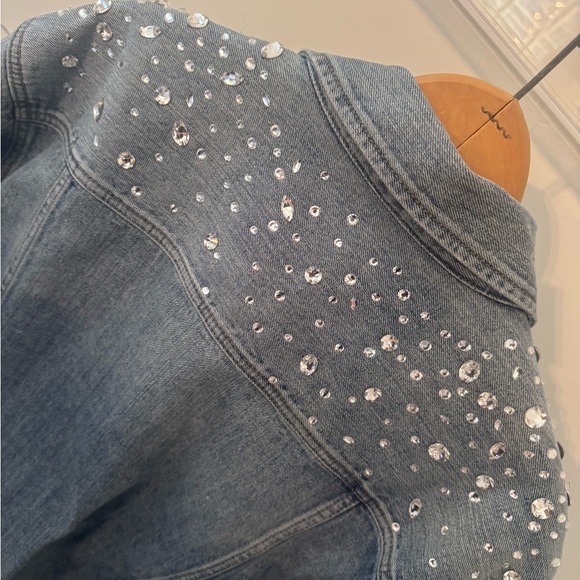 Rebecca Minkoff Studded Blue Jean Jacket - Picture 6 of 6